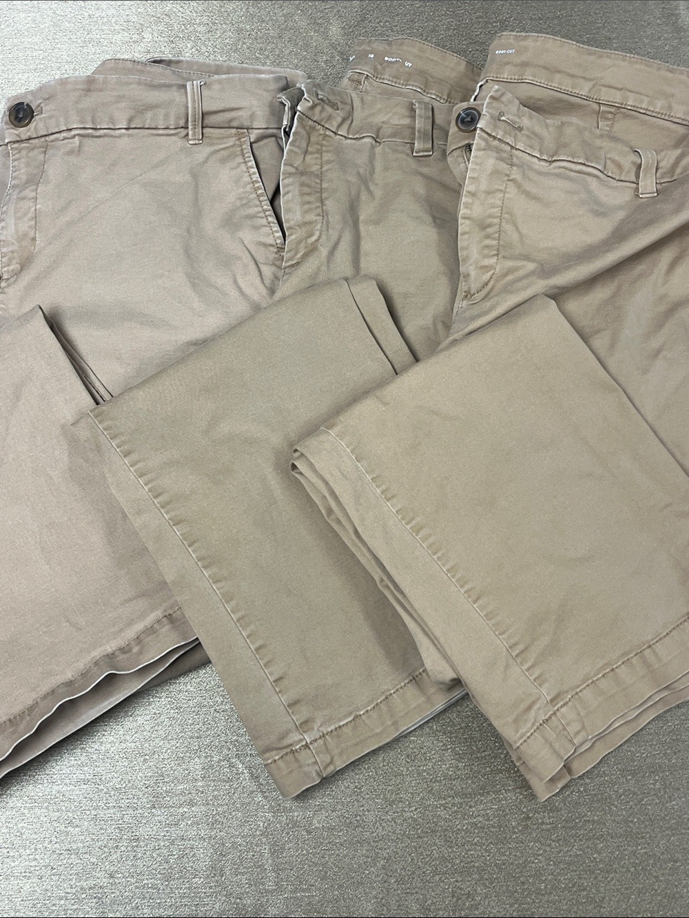 Old Navy Women's Boot Cut Pants - Bundle of 2 Regular Size 16 and 1 Long Size 16
